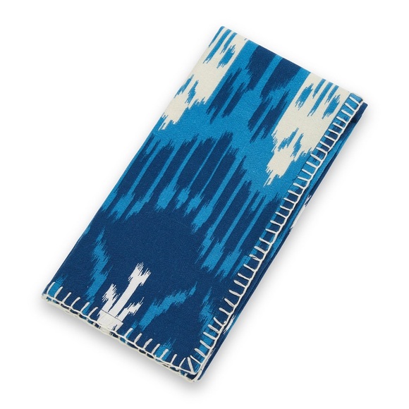 NWT 4 Figue Dylan Ikat Agean Napkins - Picture 5 of 11